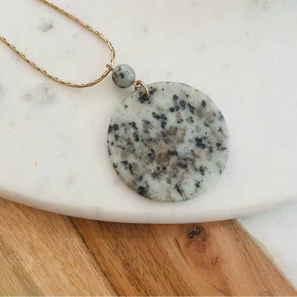 14th & Union Genuine Stone Pendant Necklace - Picture 2 of 4